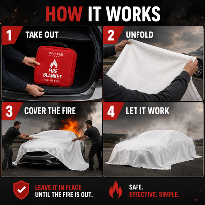 Emergency Vehicle Fire Blanket