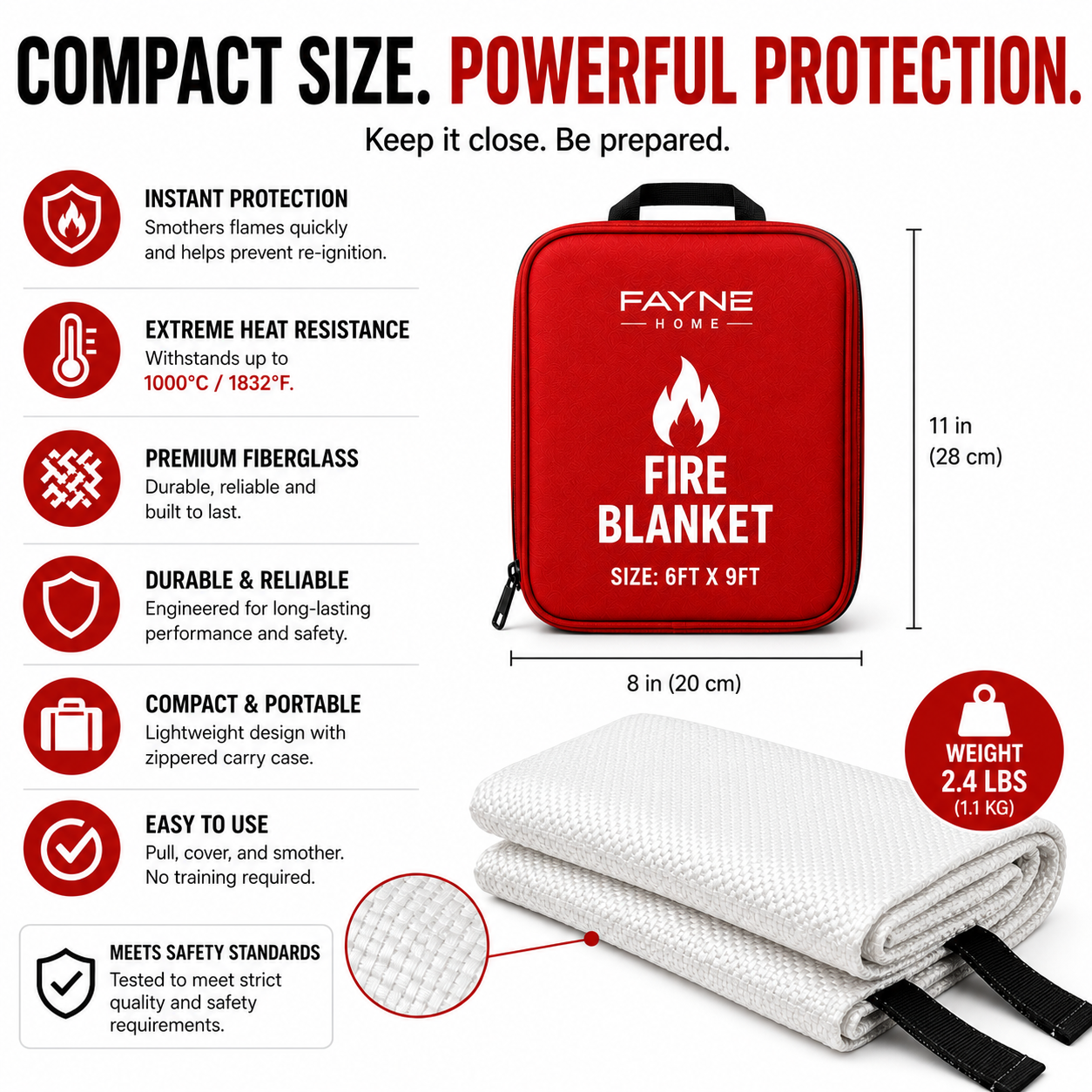 Emergency Vehicle Fire Blanket