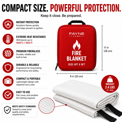 Emergency Vehicle Fire Blanket