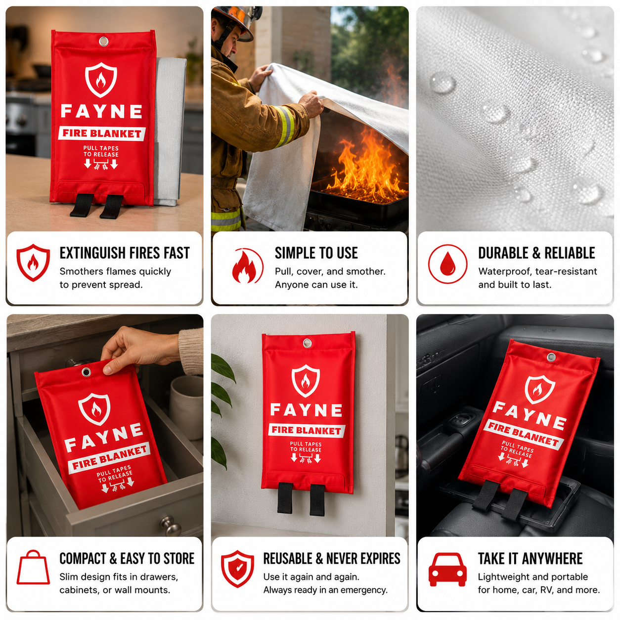 Emergency Fire Blanket